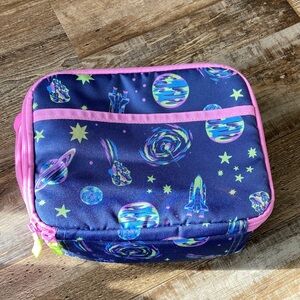 Target brand soft sided planet space lunch bag or supply case